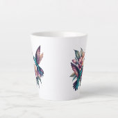Tasse Latte Colibri et fleur (Devant)