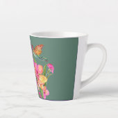 Tasse Latte Colibri et orchidées (Droite)