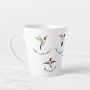 Tasse Latte Colibri nord-américain
