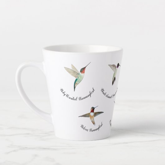 Tasse Latte Colibri nord-américain (Gauche)