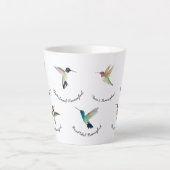 Tasse Latte Colibri nord-américain (Devant)