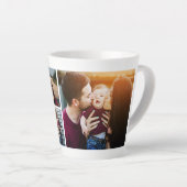 Tasse Latte Collage 5 photos moderne (Angle droit)