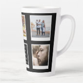 Tasse Latte Collage de photos de famille Créez votre propre (Droite)