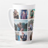 Tasse Latte Collage de photos de l'oncle Funcle (Angle gauche)