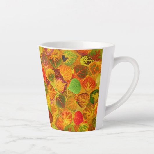 Tasse Latte Collage Feuille en peuplier massif transparent 1 (Droite)