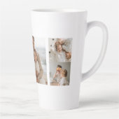 Tasse Latte Collage moderne Trois photos | BON THANKSGIVING (Droite)
