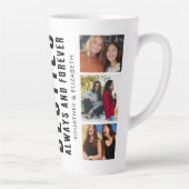 Tasse Latte Collage photo Bestie Best Friend (Droite)