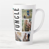 Tasse Latte Collage photo de l'oncle du champignon (Droite)