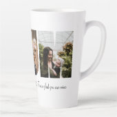 Tasse Latte Collage photo de maman (Droite)