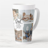 Tasse Latte Collage photo fête des pères (Angle droit)
