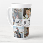 Tasse Latte Collage photo fête des pères (Angle gauche)