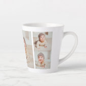 Tasse Latte Collage Photo & Meilleure Mère Citation Beau Cadea (Droite)