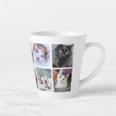 Tasse Latte Collage photo pour animaux de compagnie (Droite)