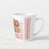 Tasse Latte Collage photos amies | Joyeux cadeau d'anniversair (Droite)