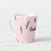 Tasse Latte Collection Bohème de plumes populaires de luxe (Angle gauche)