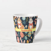 Tasse Latte Collection Bunny Boho de Pâques (Angle droit)