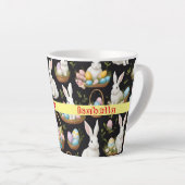 Tasse Latte Collection Bunny Pâques Boho (Angle droit)