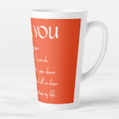 Tasse Latte Collection de cadeaux de foi (Droite)