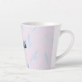 Tasse Latte Collection de luxe de plumes bohème tendance (Droite)
