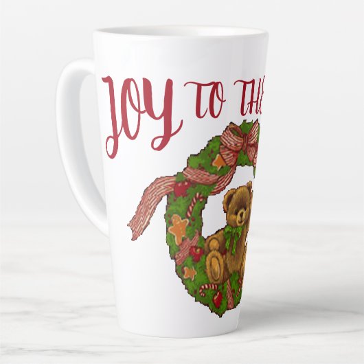 Tasse Latte Collection de Noël Suzanne Elizabeth (Angle gauche)