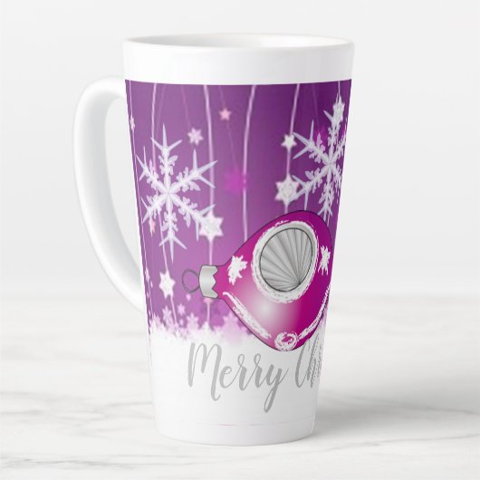 Tasse Latte Collection de Noël Suzanne Elizabeth (Angle gauche)