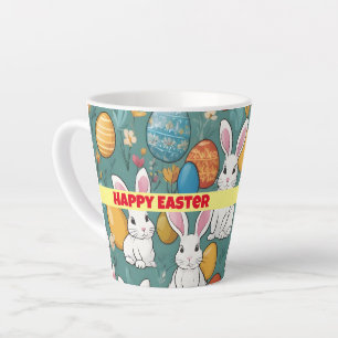 Tasse Latte Collection de Pâques Bunny tendance