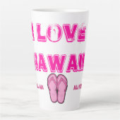 Tasse Latte Collection Hawaii Aloha (Devant)