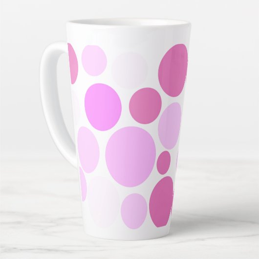 Tasse Latte Collection Joli à pois (Angle gauche)