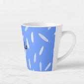 Tasse Latte Collection Luxe Boho Modern Feathers (Droite)