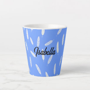 Tasse Latte Collection Luxe Boho Modern Feathers