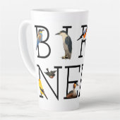 Tasse Latte Collection Nerd d'oiseaux (Angle gauche)