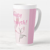 Tasse Latte Collection Princesse Rose Dames (Angle droit)