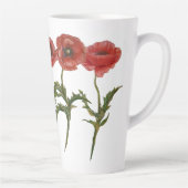 Tasse Latte Collection Red Poppy (Droite)