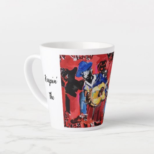 Tasse Latte Collector Garder Le Blues En Fouet En Fouet (Angle gauche)