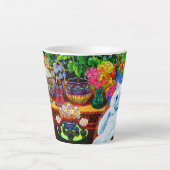Tasse Latte Collège Félin Maître (Devant)