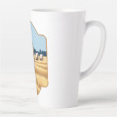 Tasse Latte Collie frontalier à la ferme (Droite)