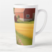 Tasse Latte Collie standard à la ferme (Droite)