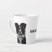 Tasse Latte Collier frontalier (Angle gauche)