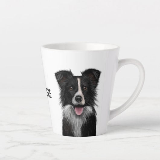 Tasse Latte Collier frontalier (Droite)