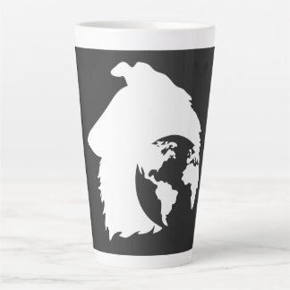 Tasse Latte ColliesWithoutBorders logo blanc