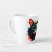 Tasse Latte Color cat (Angle gauche)