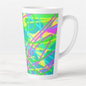 Tasse Latte Color My Dreams Scribble Motif Expressive Artsy (Droite)