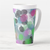 Tasse Latte Colorful Confeti (Angle droit)