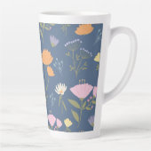 Tasse Latte Colourful meadow on blue (Droite)