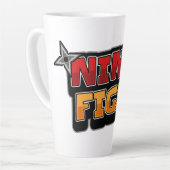 TASSE LATTE COMBAT DE NINJA (Angle gauche)