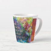 Tasse Latte Combien les feuilles sont belles, (Angle droit)