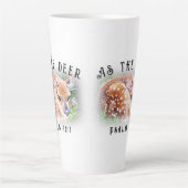 Tasse Latte Comme Le Psaume De Cerf 42:1 Bébé Doux Foi Chrétie (Devant)