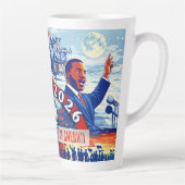 Tasse Latte Commemorative 1776-2026 USA Personalized (Droite)