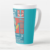 Tasse Latte Comment changer un homme (Angle droit)