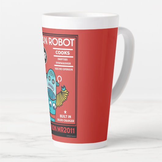 Tasse Latte Comment changer un homme (Angle droit)